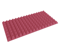 3 Inch Acoustic Foam Pyramid Style Panels - 13 Color Options