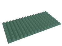 3 Inch Acoustic Foam Pyramid Style Panels - 13 Color Options