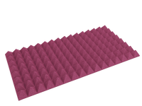 3 Inch Acoustic Foam Pyramid Style Panels - 13 Color Options