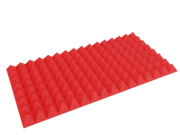 3 Inch Acoustic Foam Pyramid Style Panels - 13 Color Options