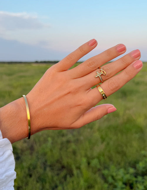 Gemstone Logo Ring