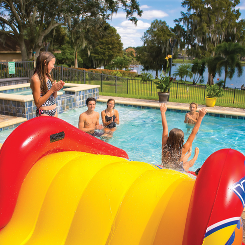 WOW Sports Slide N Smile Inflatable Pool Slide with Sprinklers for Kids and Adults Jupiter Gear