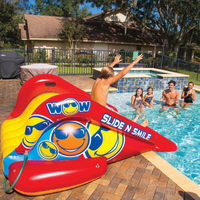 WOW Sports Slide N Smile Inflatable Pool Slide with Sprinklers for Kids and Adults Jupiter Gear