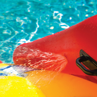 WOW Sports Slide N Smile Inflatable Pool Slide with Sprinklers for Kids and Adults Jupiter Gear