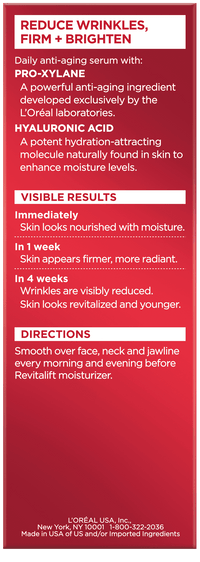 L'Oreal Paris Revitalift Serum Triple Power Anti Aging Serum, 1 fl oz EasyOptionXY LLC