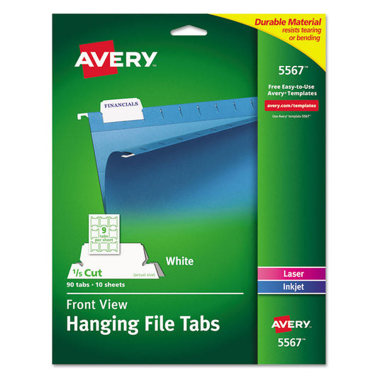 Avery® Printable Hanging File Tabs