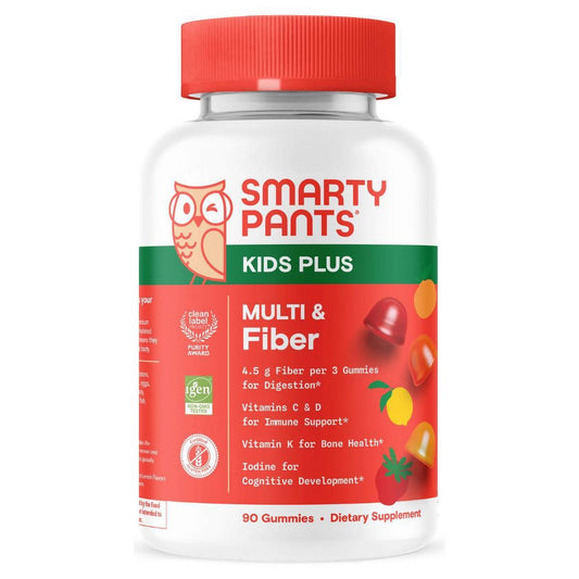 Smartypants Kids Multivitamin & Fiber Gummies For Digestive Health - 90ct