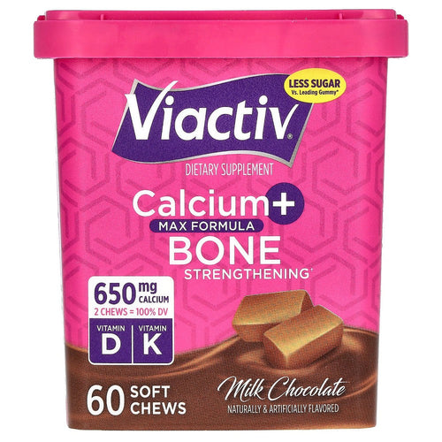 Viactiv® Calcium + Bone Strengthening Milk Chocolate Soft Chew, 60 EA