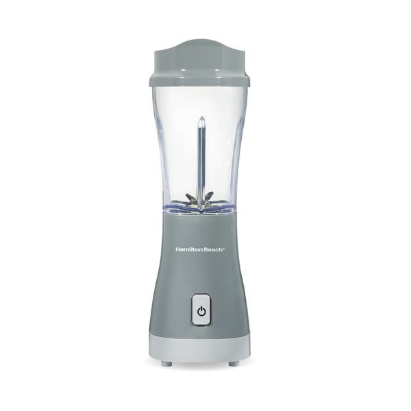 Hamilton Beach Single Serve Personal Smoothie Blender with 14 oz Travel Cup and Lid Gray Model 51128 EasyOptionXY LLC