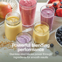 Hamilton Beach Single Serve Personal Smoothie Blender with 14 oz Travel Cup and Lid Gray Model 51128 EasyOptionXY LLC