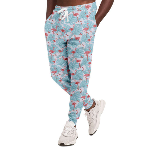 Flamingo Blue Floral Joggers