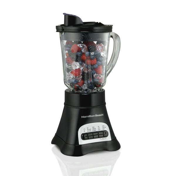 Hamilton Beach Wave Crusher Multi-Function Blender 40 oz Glass Jar Black 58165 EasyOptionXY LLC