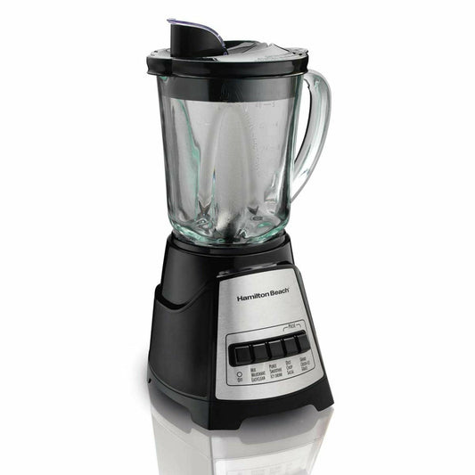 Hamilton Beach Power Elite 700W Multi Function Blender with Mess-free 40oz Glass Jar Black EasyOptionXY LLC