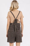 Mittoshop Textured Knotted Overalls with Wide Strap Design