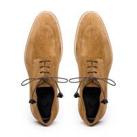 26-220-TOB CAMPO Sueded Goatskin Lace Up, Tobacco
