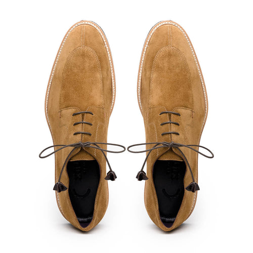 26-220-TOB CAMPO Sueded Goatskin Lace Up, Tobacco