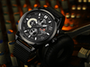 Men's Multifunction Analog Quartz Watches Waterproof Wrist Watch With Stainless Steel Mesh Band Excellent Design Perfect Gift