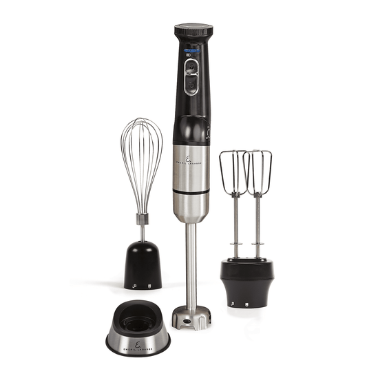 Emeril Lagass Blender & Beyond Plus Cordless Rechargeable Immersion Blender with Variable Speed, Double Beater, Black with Stainless Steel EasyOptionXY LLC