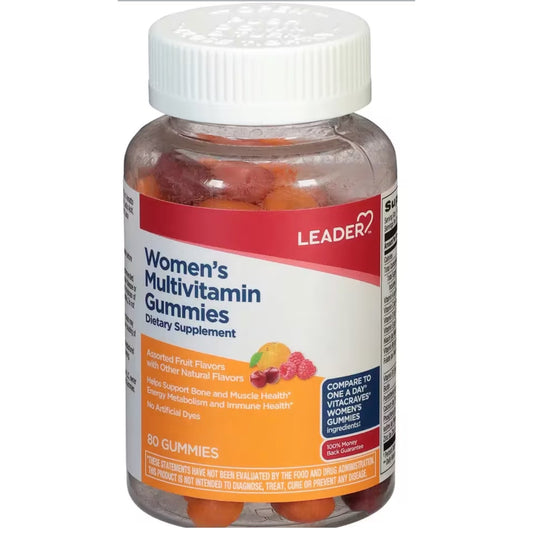 Leader® women's daily multivitamin gummies 80 ct