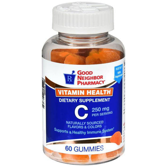 Silver Rod Pharmacy Gnp Vitamin C 250 Mg Orange Gummy 60