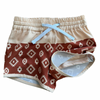 color block- hybrid shorts