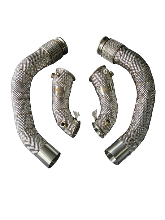 IRL F95 F96 X5M X6M S63 MaxFlow Race Downpipes