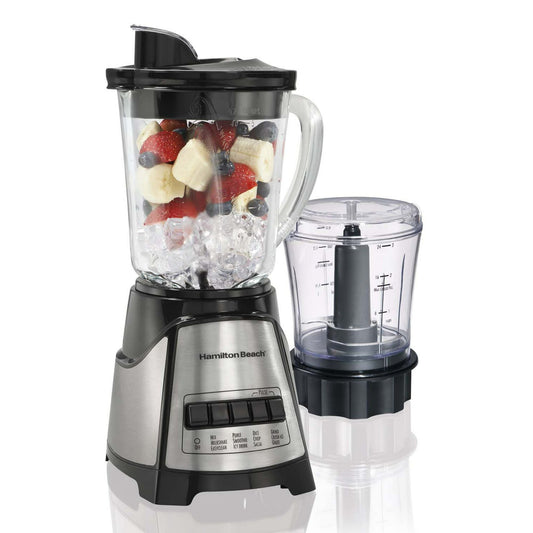 Hamilton Beach 58149C Multi-Function Blender with Glass Jar and Chopper EasyOptionXY LLC