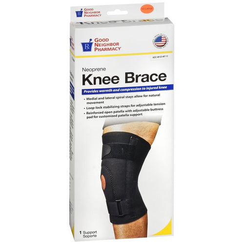 Good Neighbor Pharmacy Neoprene Knee Brace Black Extra Large 1ct
