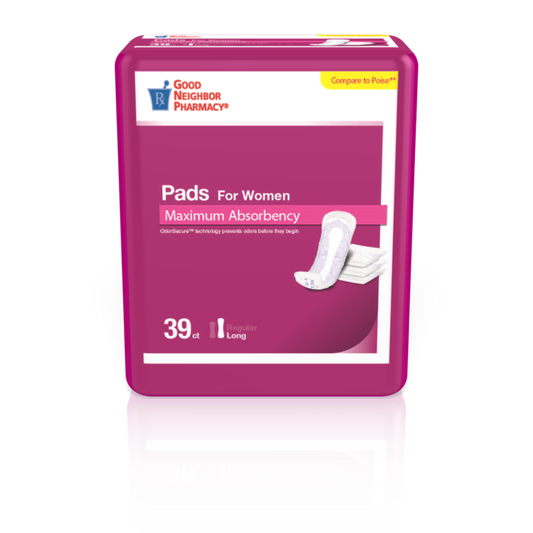 Good Neighbor Pharmacy Bladder Pads For Women Maximum Absorbency 4x39ct