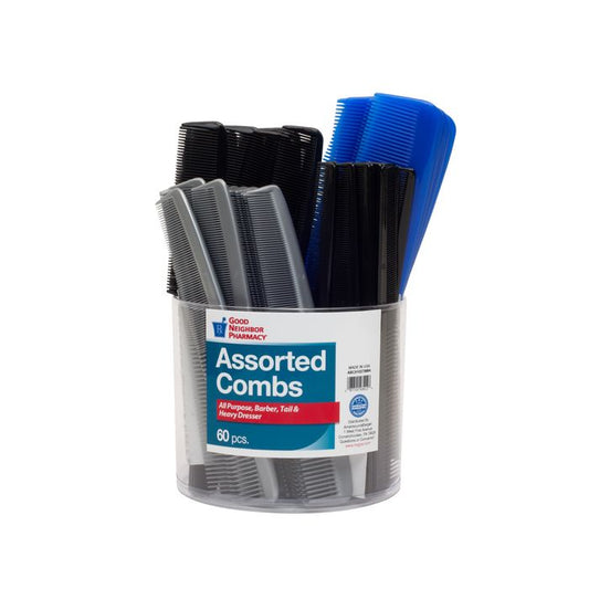 Good Neighbor Pharmacy Assorted Combs Bucket 60ct