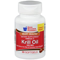 Good Neighbor Pharmacy Omega 3 Krill Oil 350mg Softgels 30ct