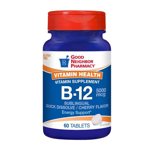 Good Neighbor Pharmacy B12 5000mcg Quick Dissolve Tablets 60ct