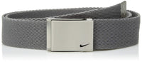 Nike Boys Big Single Web Belt Light Charcoal One Size