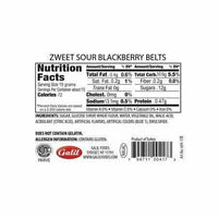 Sour Blackberry Belts | Zweet | 10 oz (3 Pack)