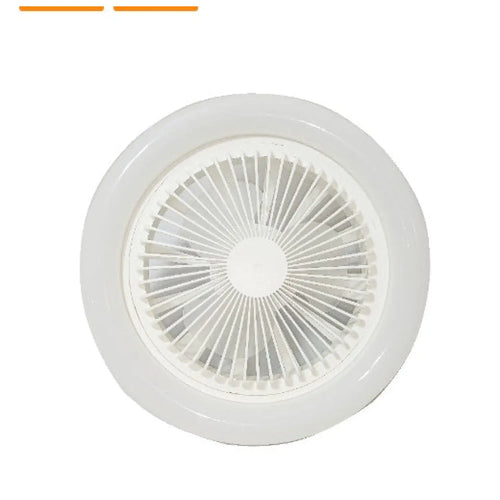 26CM Remote Control LED Light and Fan - Ceiling Fan with E27 Lamp