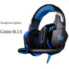 NEW STEVVEX Modern G2000 G9000 Gaming Headsets Big Headphones with Light Mic Stereo Earphones Deep Bass for PC Computer, Laptop and Gaming