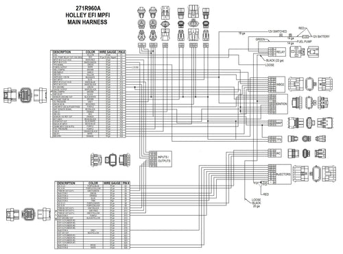 Universal FORD V8 Multi-Point Fuel Injection, Includes NTK Oxygen Sensor, and Ford V8 Injector Harness.