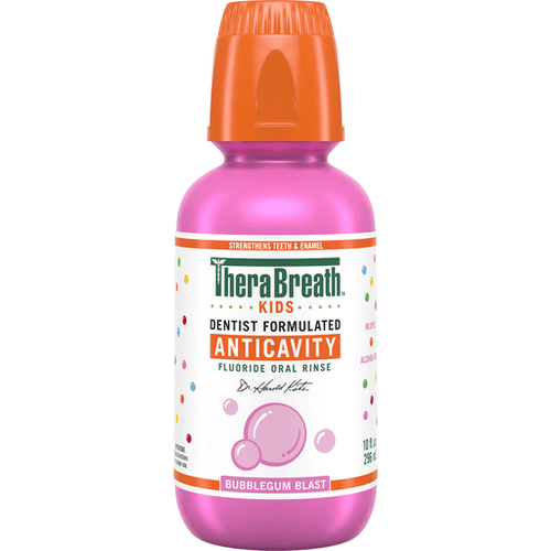 TheraBreath™ Kids Anticavity Fluoride Oral Rinse – Bubblegum Blast (16 Fl Oz)