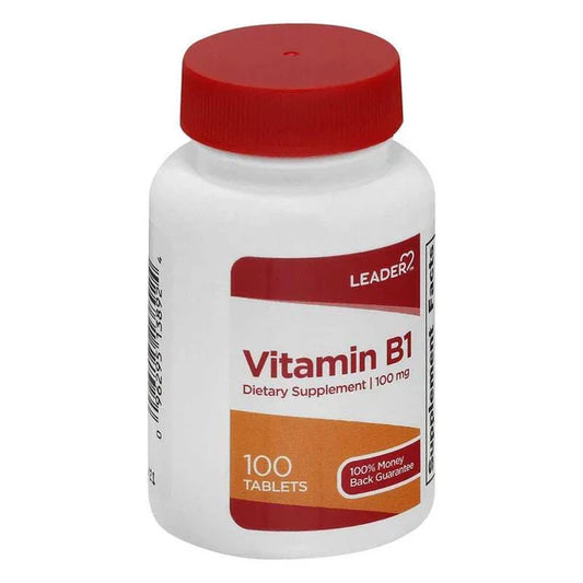 Leader® Vitamin B-1 100mg tablets 10 0ct