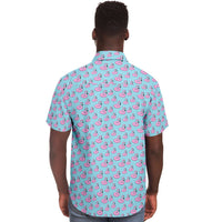Flamingo Floatie Hawaiian Shirt