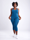 JupiterGear High-Waisted Pilates Leggings with Side Pockets & Mesh Panels