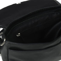 The Croco Satchel- Black