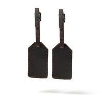 Leather Luggage Tag Set