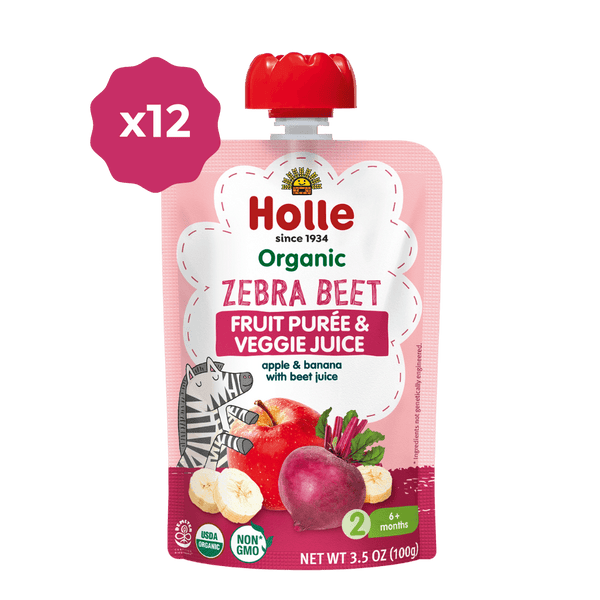Organic Zebra Beet Fruit & Veggie Purée