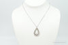 Designer Judith Jack Cubic Zirconia Marcasite Sterling Silver Necklace