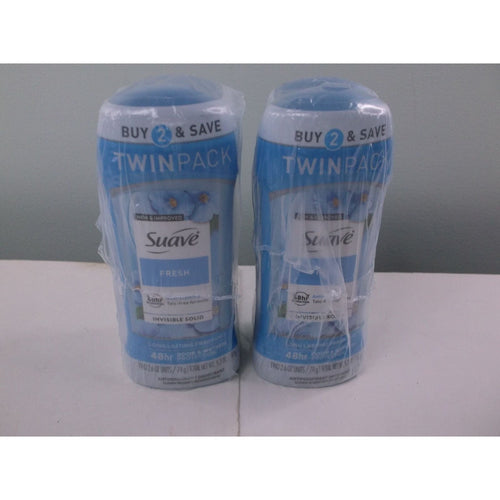 Suave Brands Company LLC Antiperspirant Deodorant For Women 48hr Protection Fresh 2.6 Oz Twin Pack