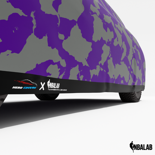 Officially Licensed Sacramento Comouflage Car Covers – Indoor & Outdoor | NBA Protection | HeroCovers