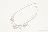 Antique Crystal Sterling Silver Necklace 16"