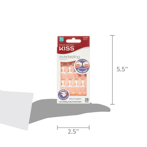 KISS Everlasting French Press on Fake Nails Endless EasyOptionXY LLC