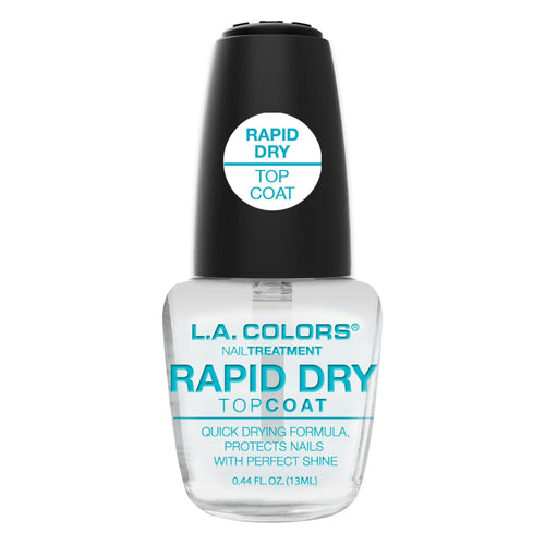 L.A. COLORS Craze Nail Polish Rapid Dry Top Coat Treatment Clear 0.44 fl oz EasyOptionXY LLC